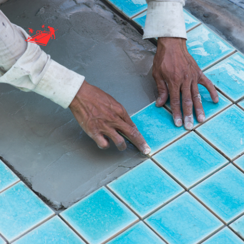 Cleaning Pool Tiles (6)