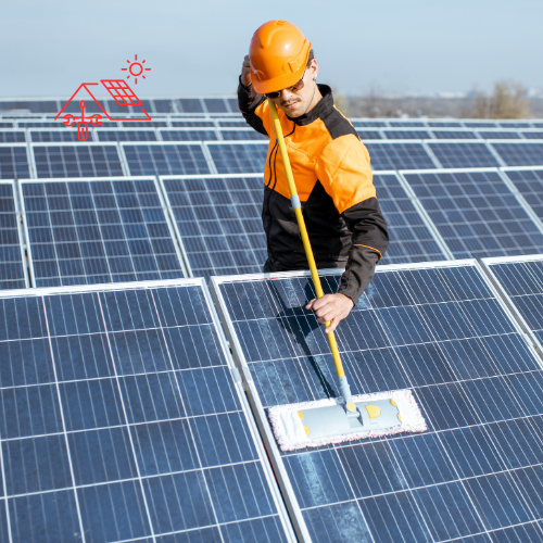 Solar Panel Washing