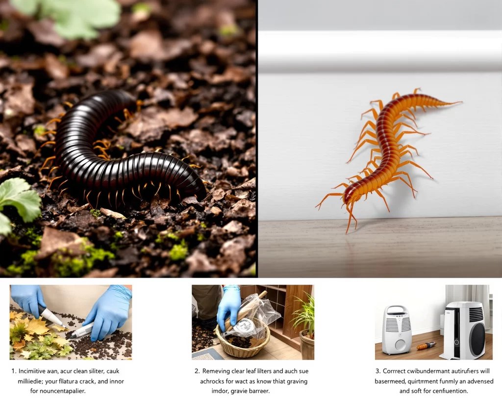 Millipedes vs. Centipedes